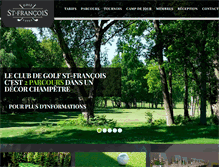 Tablet Screenshot of golfstfrancois.com